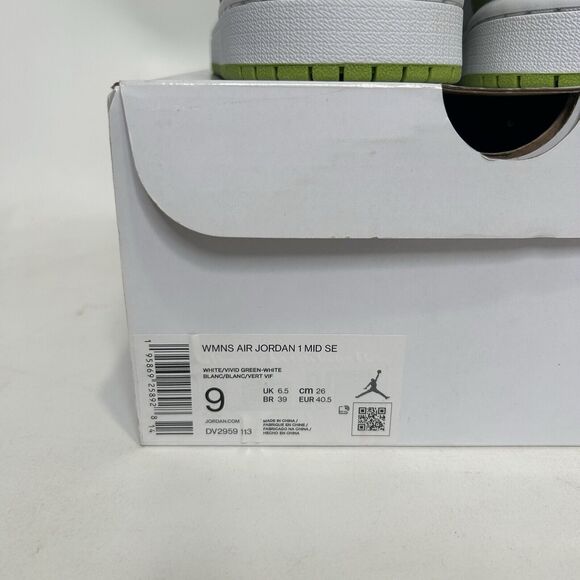 Nike Shoes Air Jordan 1 Mid WMNS SE “Python/Vivid Green” 2024 - Picture 5 of 6